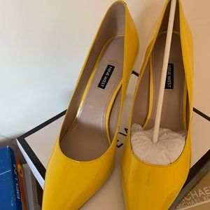 Nine West Tiana Yellow Pumps